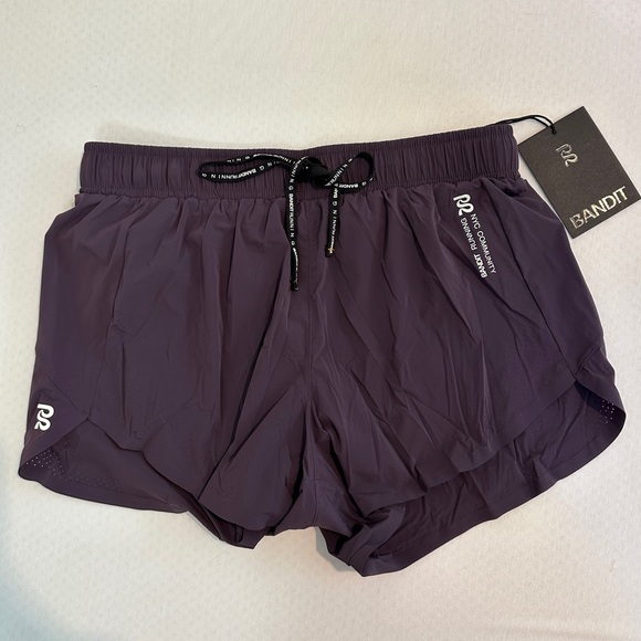 bandit running Pants - Bandit Running Vento Training Shorts 4” in color Nightshade Size Small